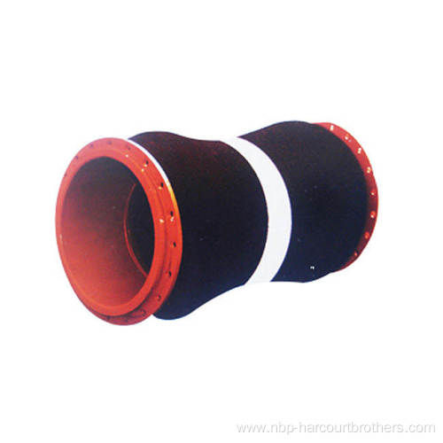 rubber mud suction dredging hose with flange